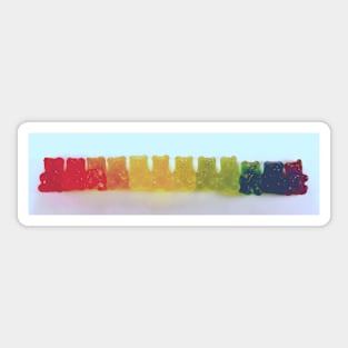 Rainbow Gummy Bears Sticker